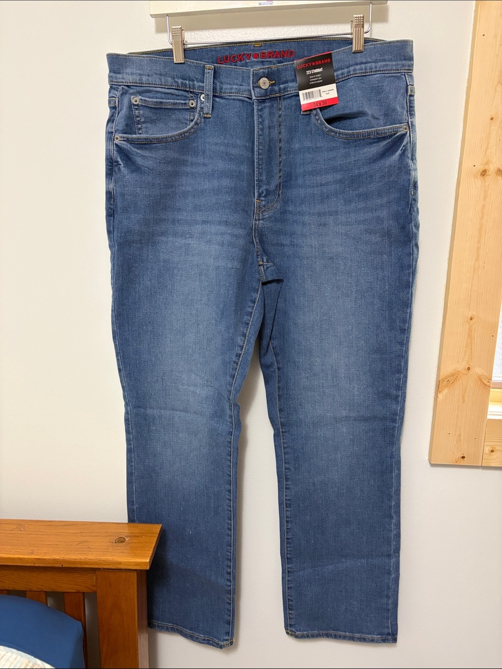 Lucky Brand Men's Straight Leg Denim Jeans 34x30